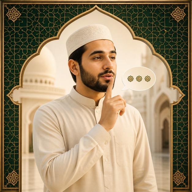 Schritt 2: Bismillah sprechen